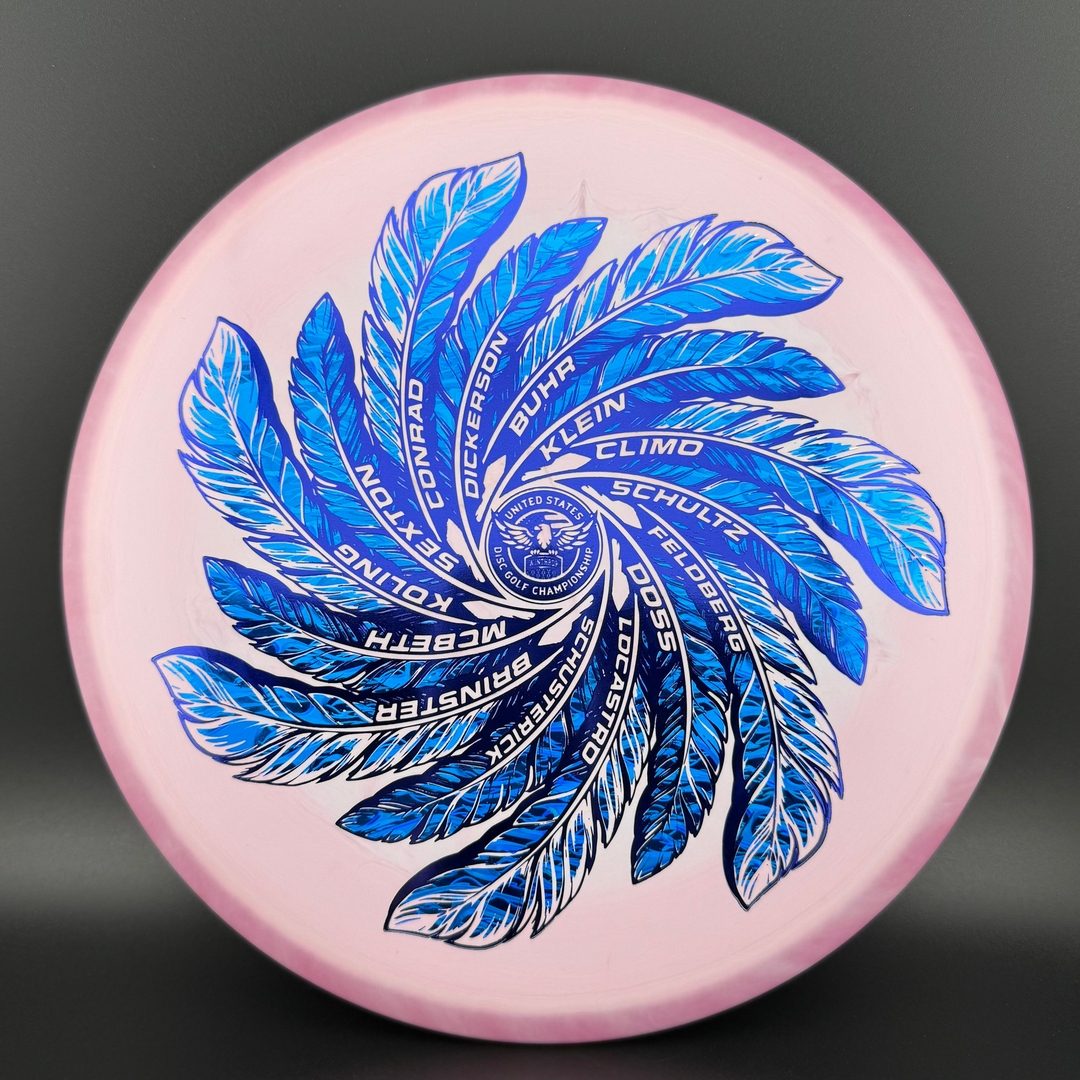 ESP Swirl Buzzz - Pantheon Plume by Marm O Set - USDGC Discraft