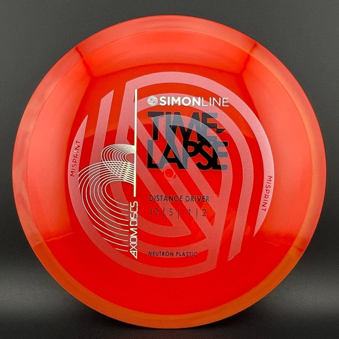 Neutron Time-Lapse Re-Tooled - Simon Line Misprint Axiom