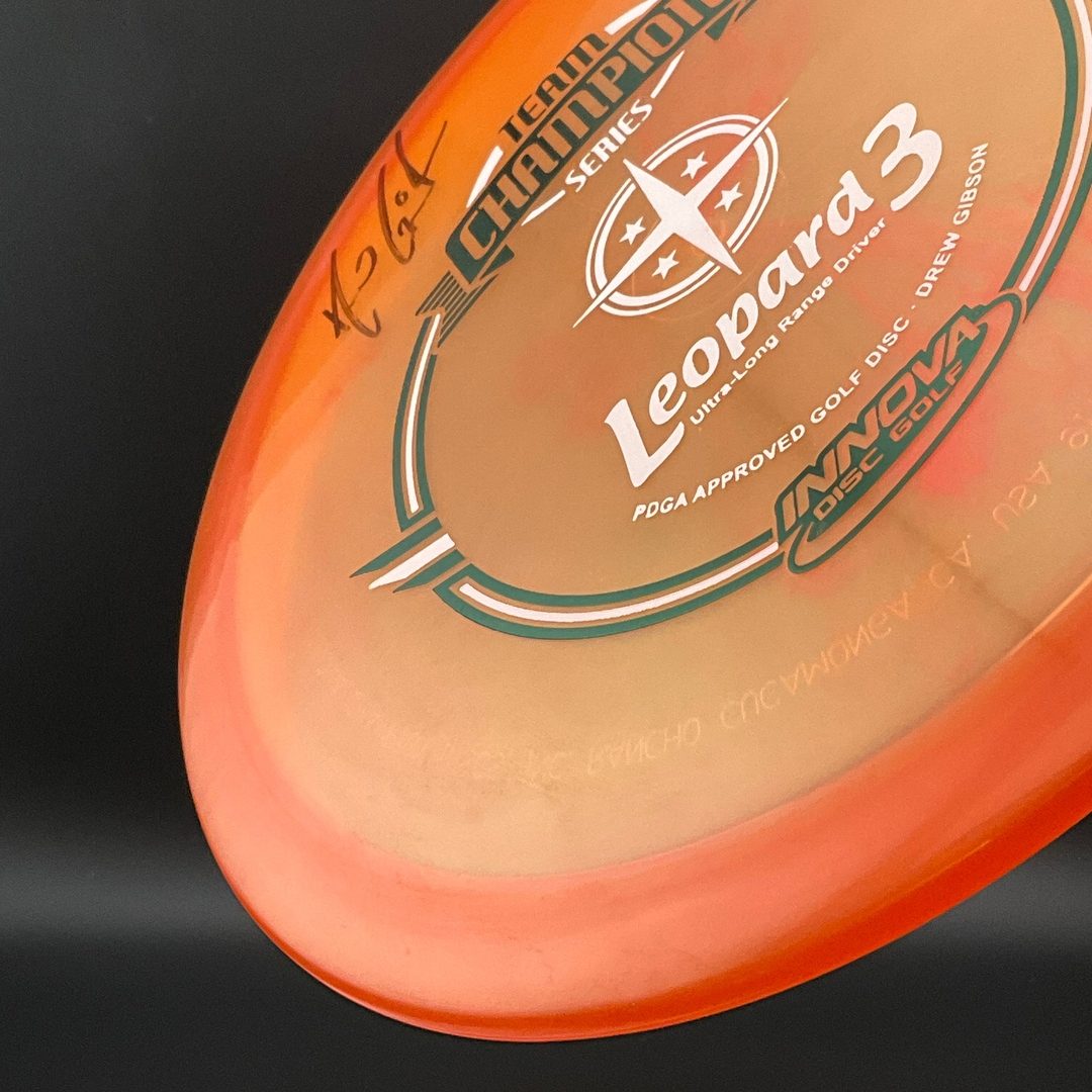 Luster Champion Leopard3 *Signed* - 2019 Drew Gibson Team Champion Series Innova