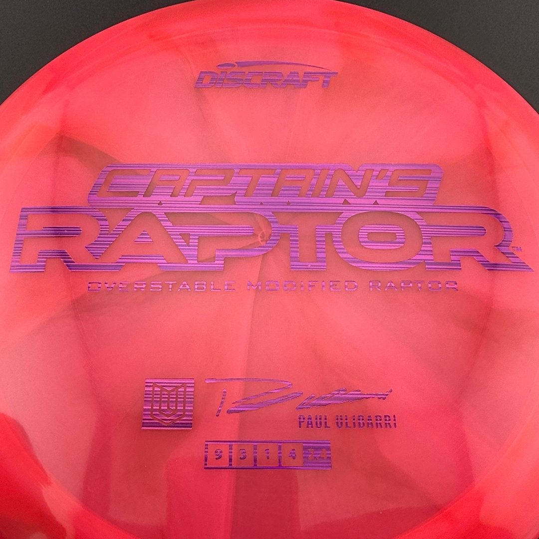 Special Z Blend Captain's Raptor - Paul Ulibarri 2025 Signature Series Discraft