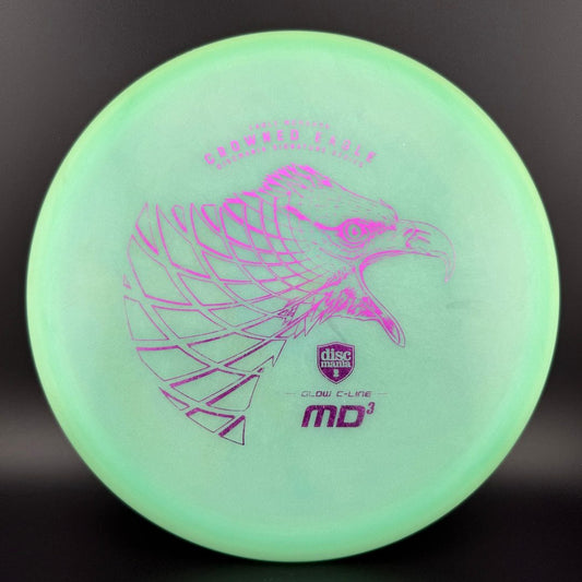 Color Glow C-Line MD3 *Used* - Crowned Eagle - Eagle McMahon Sig Series Discmania