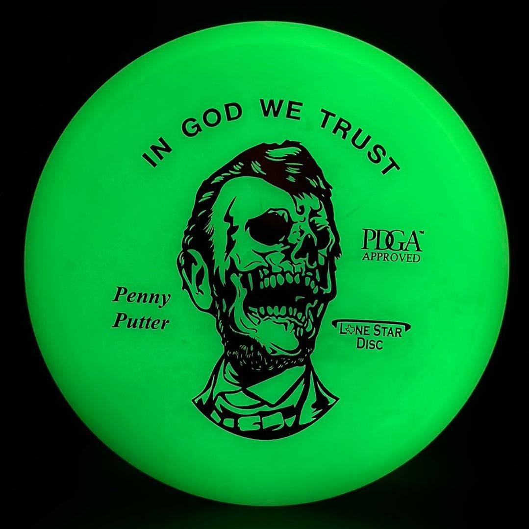 Glow Penny Putter - Halloween 2023 Lone Star Discs