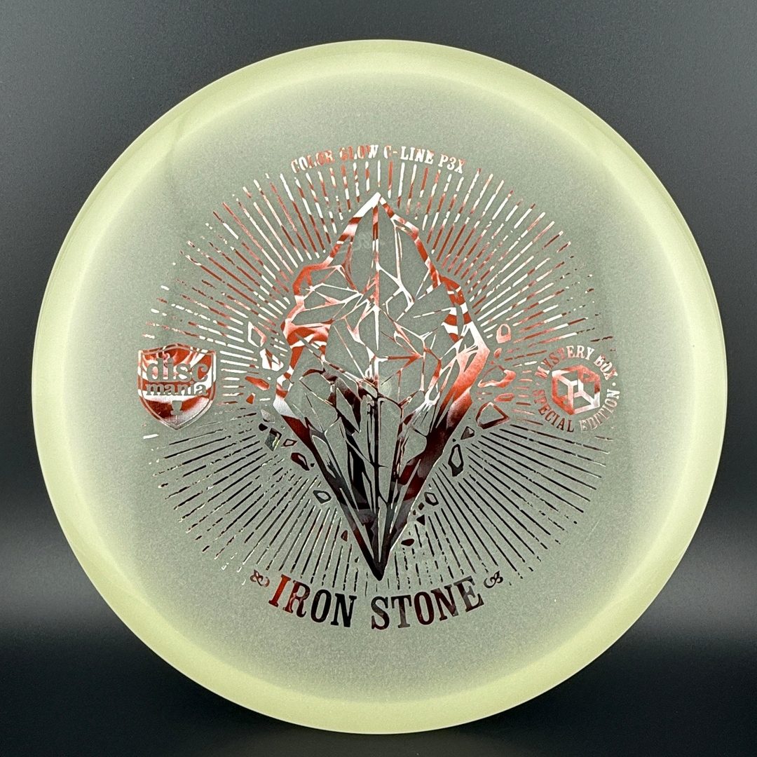 Color Glow C-Line P3X - First Run "Iron Stone" MB 23 Discmania