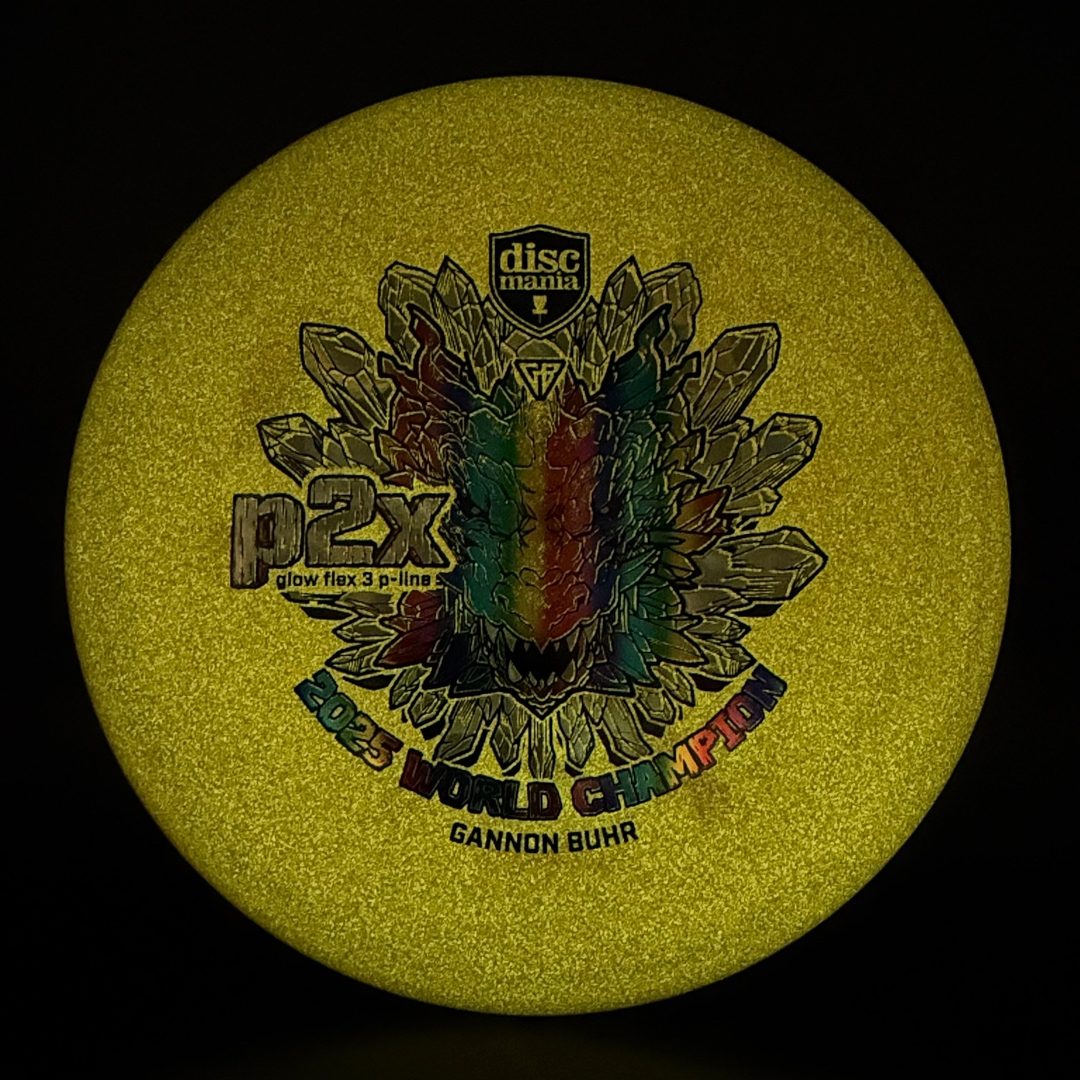 Glow P-Line P2x Flex 3 - Gannon Buhr 2025 World Champion Discmania
