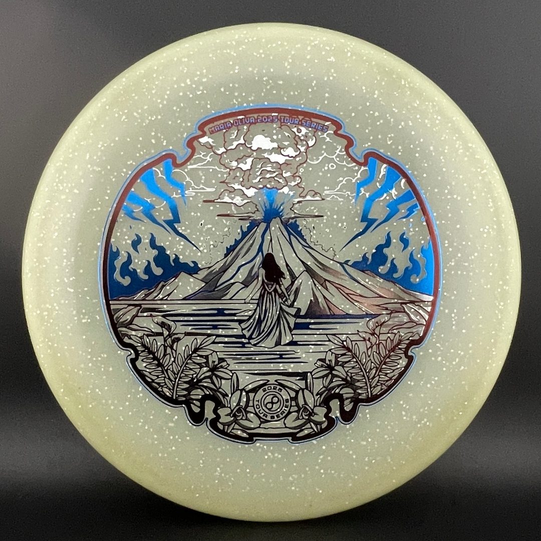 Metal Flake Glow C-Blend Alpaca - Maria Oliva 2025 Tour Series Infinite Discs