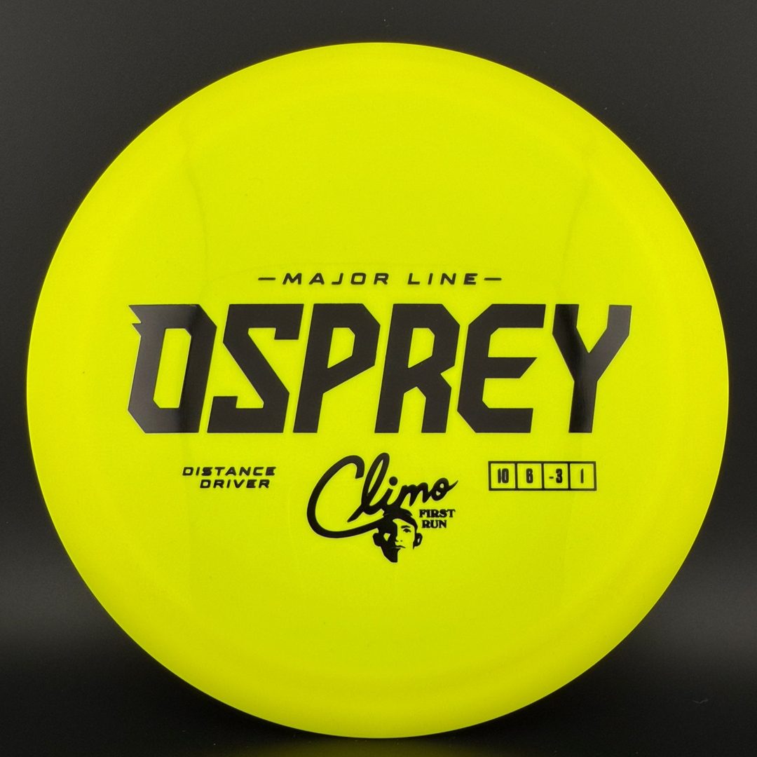 Major Line Osprey - First Run Climo Disc Golf