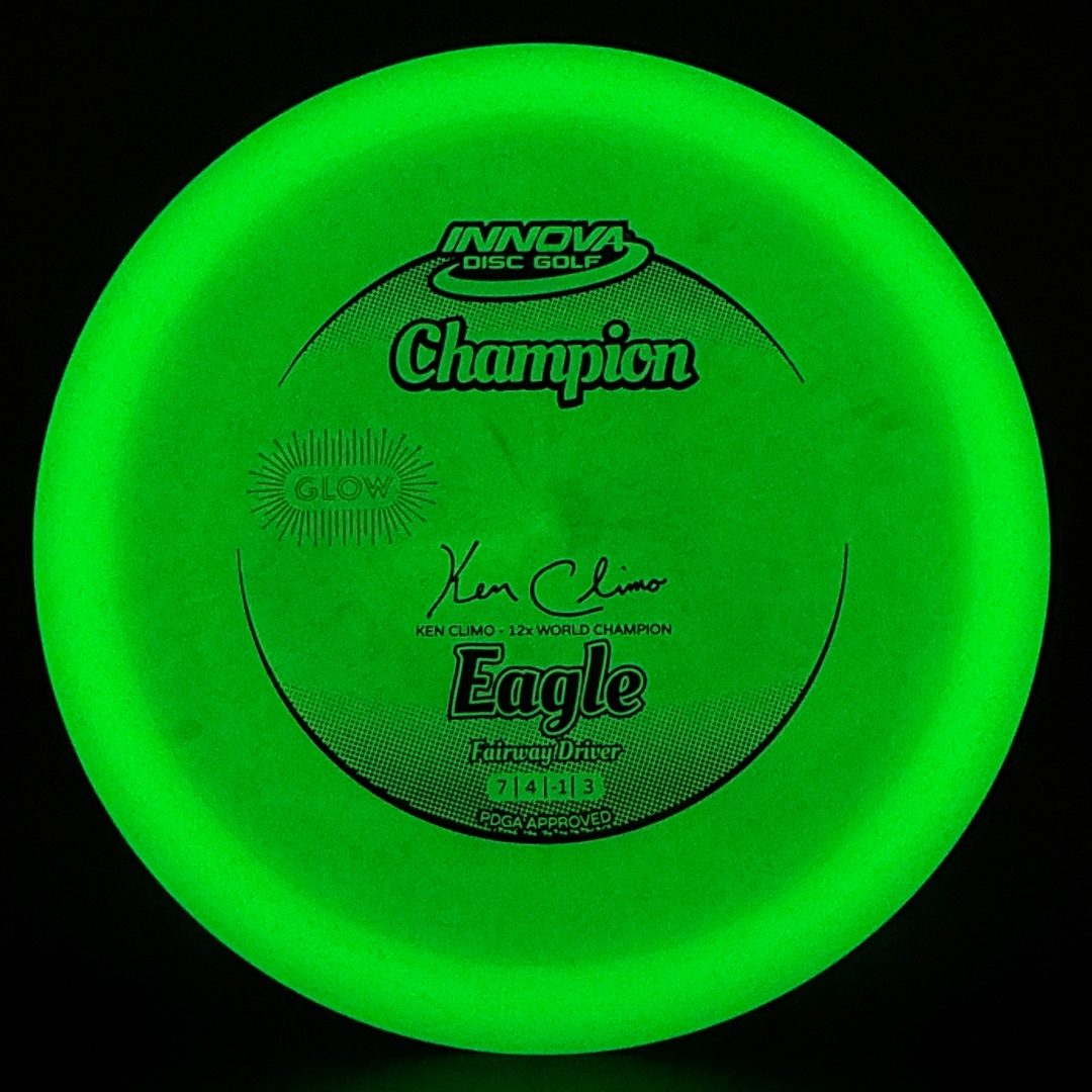 Classic Color Glow Champion Eagle - Ken Climo 12x Innova