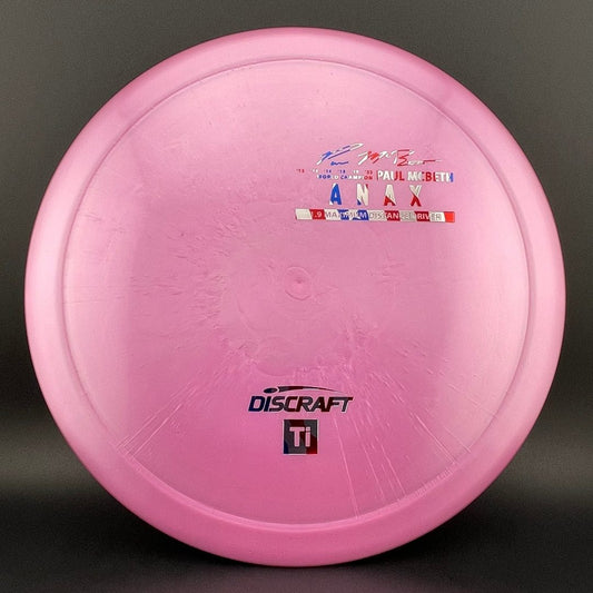 Titanium Anax - First Run - Paul McBeth Limited Edition Discraft