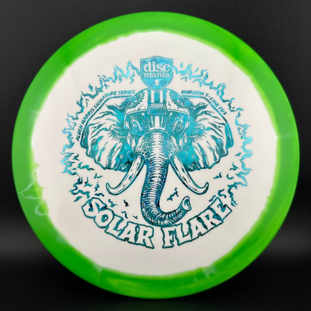 Horizon S-Line FD3 - Solar Flare - Alden Harris Signature Series Stamp by Manny Trujillo DROPPING OCTOBER 9TH @ 7 AM MST Discmania