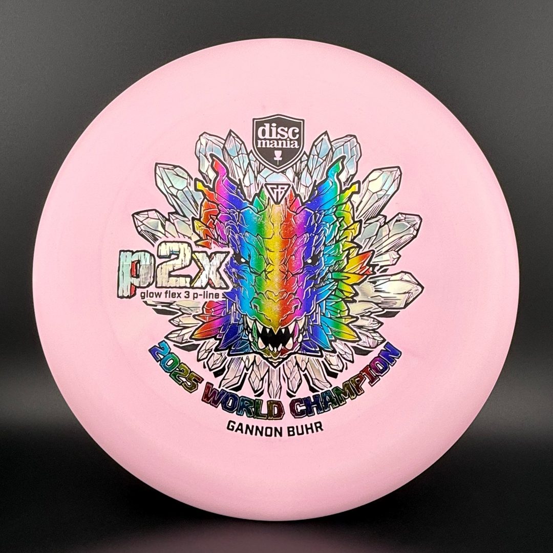 Glow P-Line P2x Flex 3 - Gannon Buhr 2025 World Champion Discmania