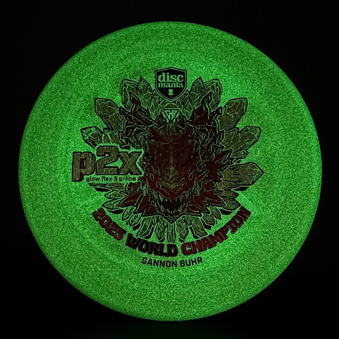 Glow P-Line P2x Flex 3 - Gannon Buhr 2025 World Champion Discmania