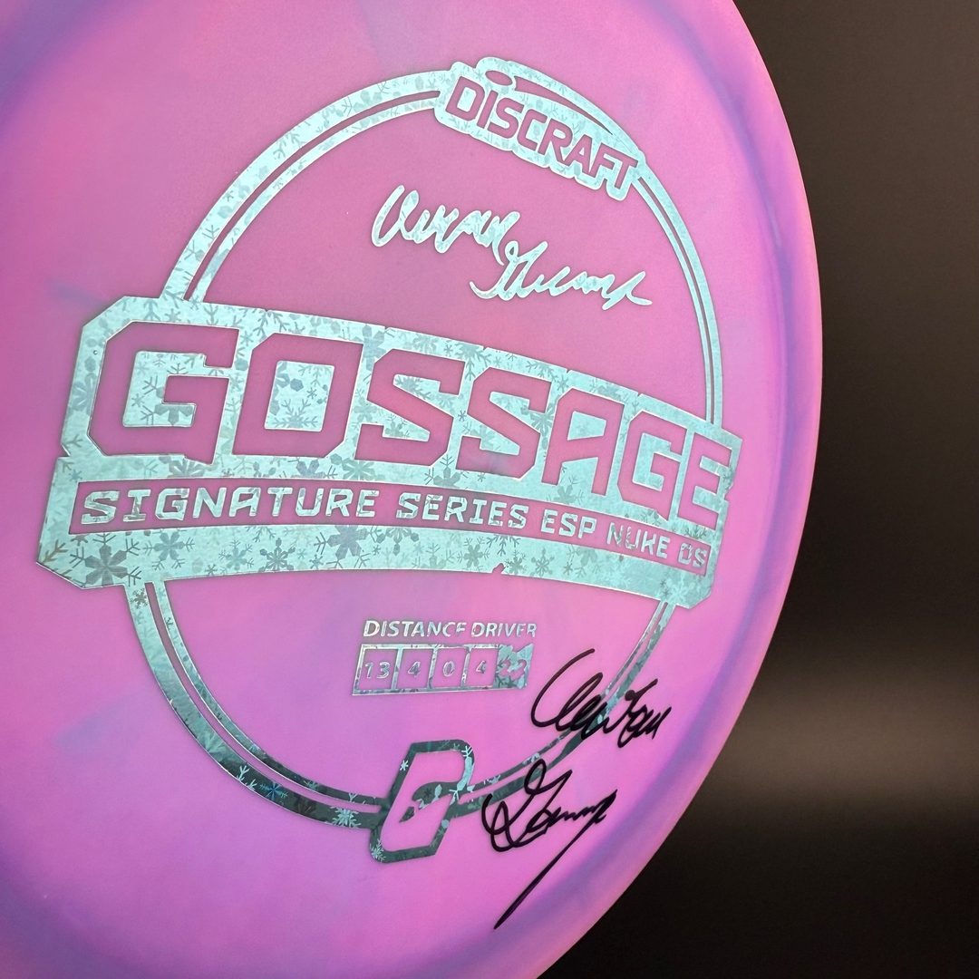 ESP Nuke OS - Aaron Gossage Autographed Discraft