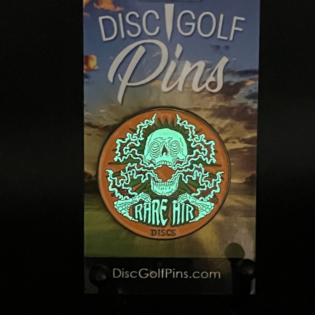 RAD Skull Pin - Glow! Rare Air Discs