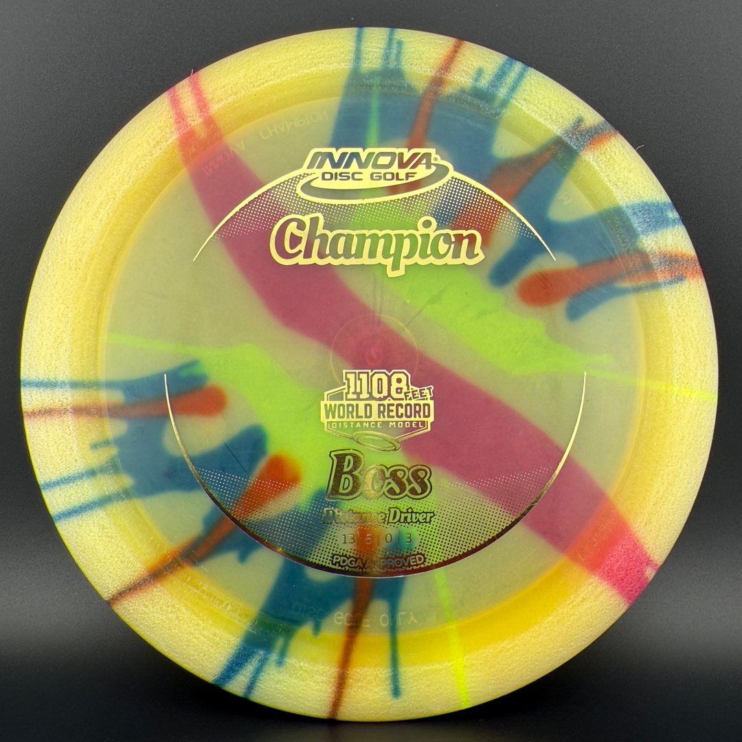 I-Dye Champion Boss - David Wiggins Jr 1108 World Record Innova