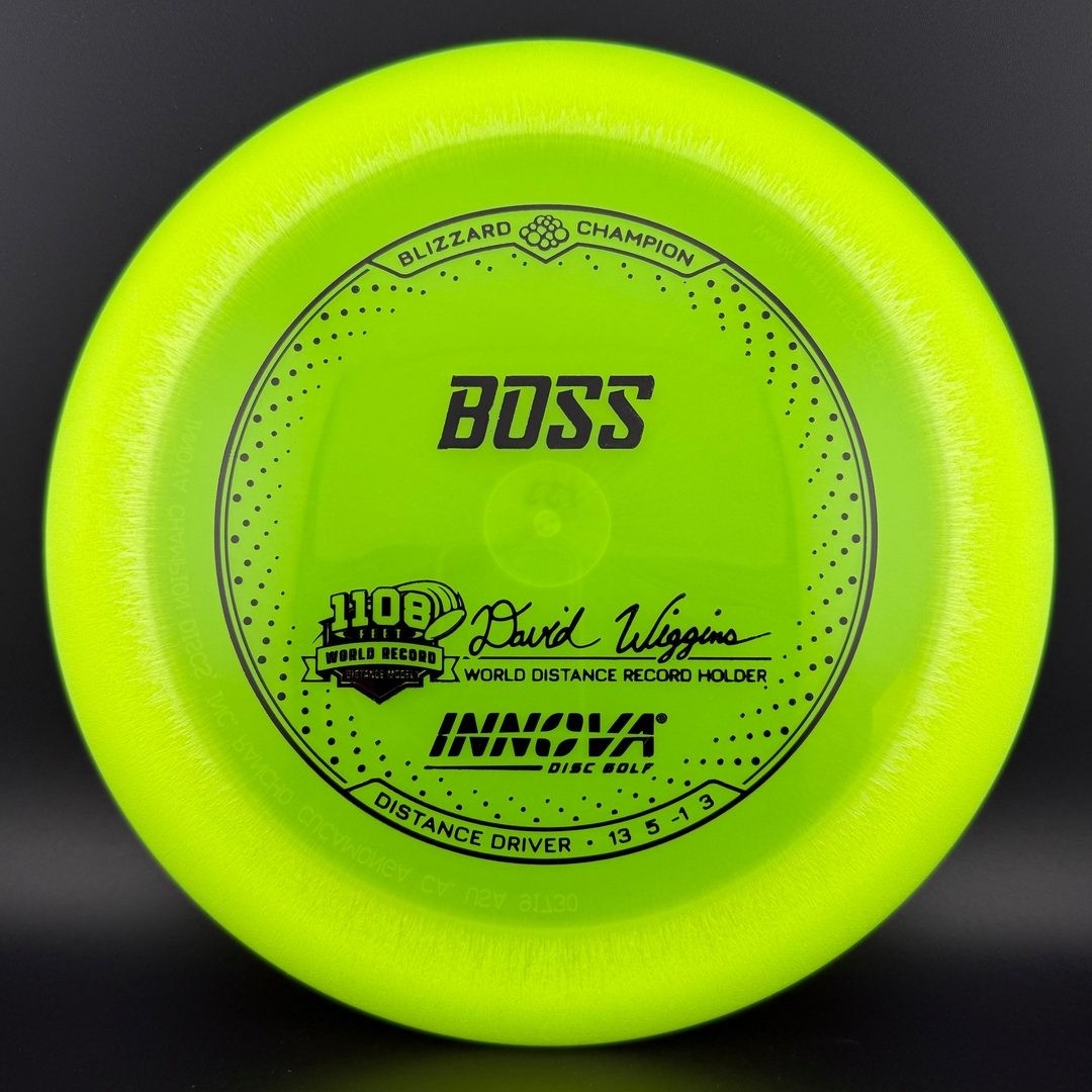 Blizzard Champion Boss - David Wiggins Jr 1108 World Record Innova