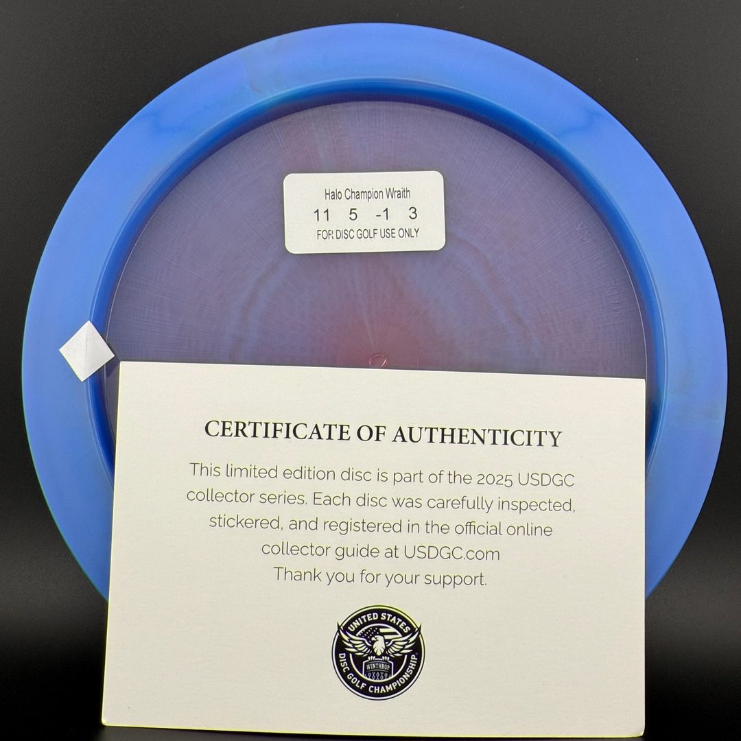 Halo Champion Wraith - USDGC Wax Seal - Small Batch 1/100 Innova