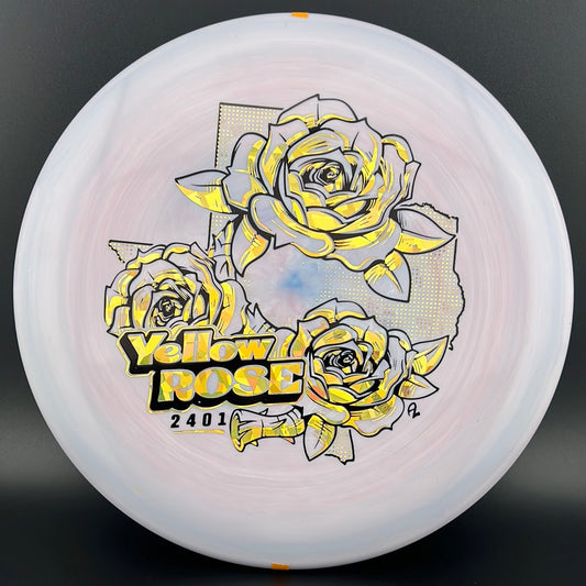 Alpha Yellow Rose - First Run Lone Star Discs