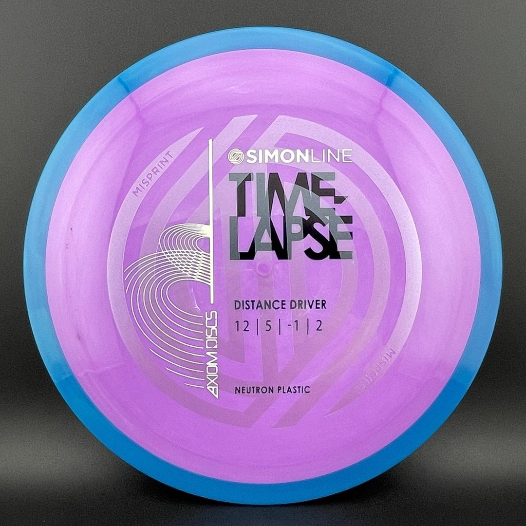 Neutron Time-Lapse Re-Tooled - Simon Line Misprint Axiom