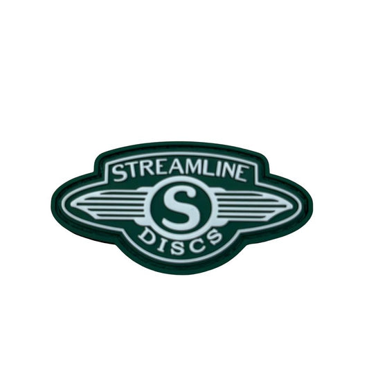 Streamline Wings PVC Patch Hook N Loop Backside Streamline