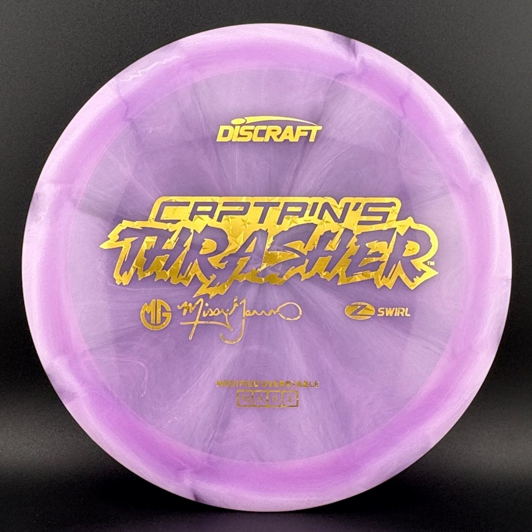 Swirly Z Captain's Thrasher - Missy Gannon 2026 Discraft