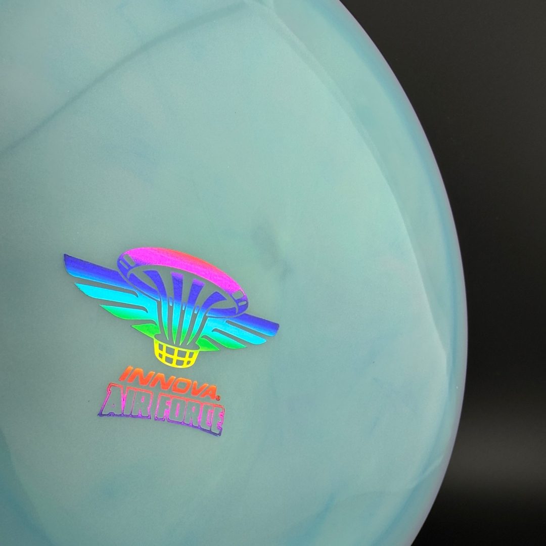 Swirly Glow Champion Firebird - Limited Air Force Stamp Innova