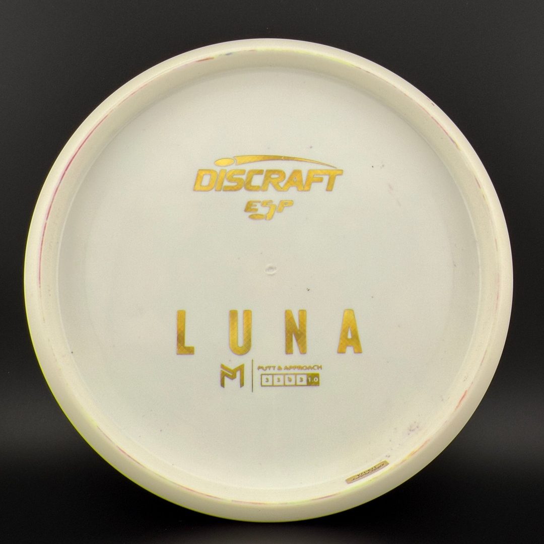 White ESP Luna - Greazy Dyed - Bottom Stamp Discraft