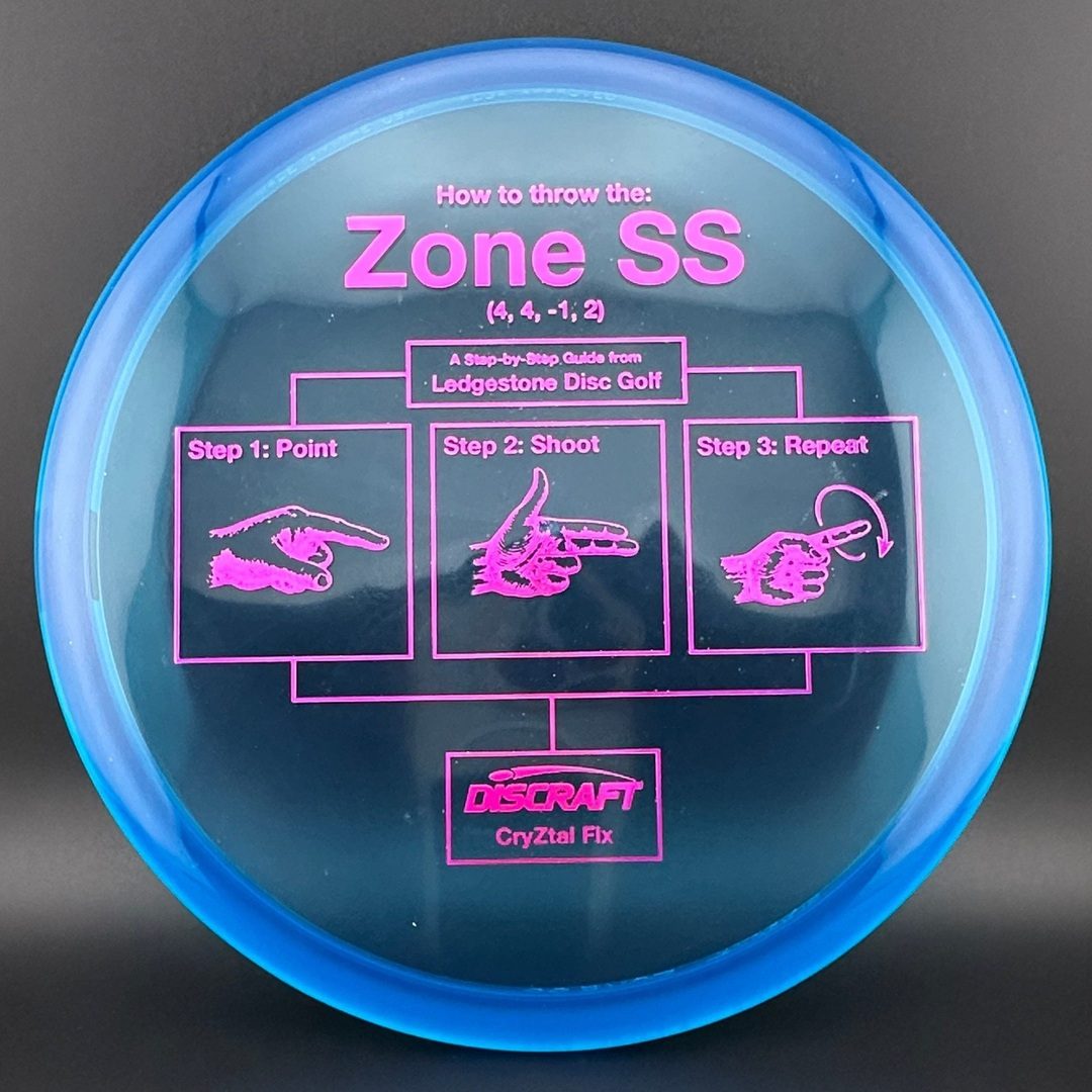 Cryztal Flx Zone SS - Step-By-Step - Ledgestone 2025 Discraft