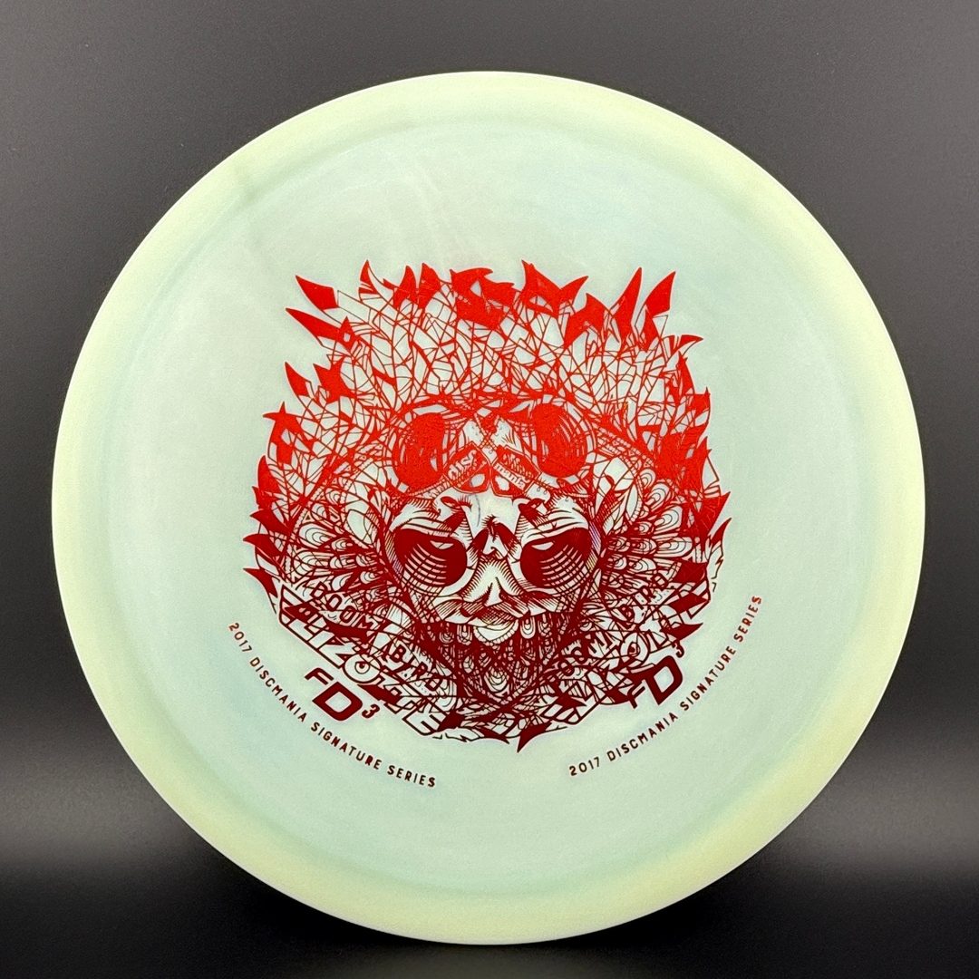 Swirly S-Line FD3 - Doom Bird Double Stamp - Teal 2017 Simon Lizotte Sig Series Discmania