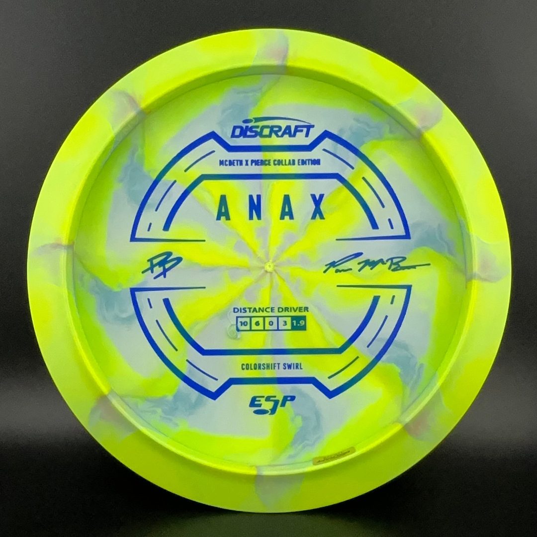 ESP Colorshift Swirl Anax - McBeth X Pierce Collab Edition Discraft
