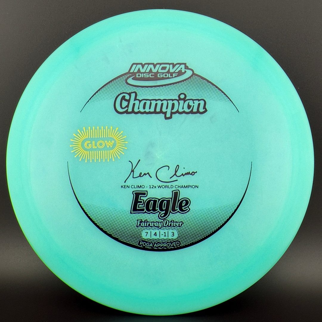Classic Color Glow Champion Eagle - Ken Climo 12x Innova