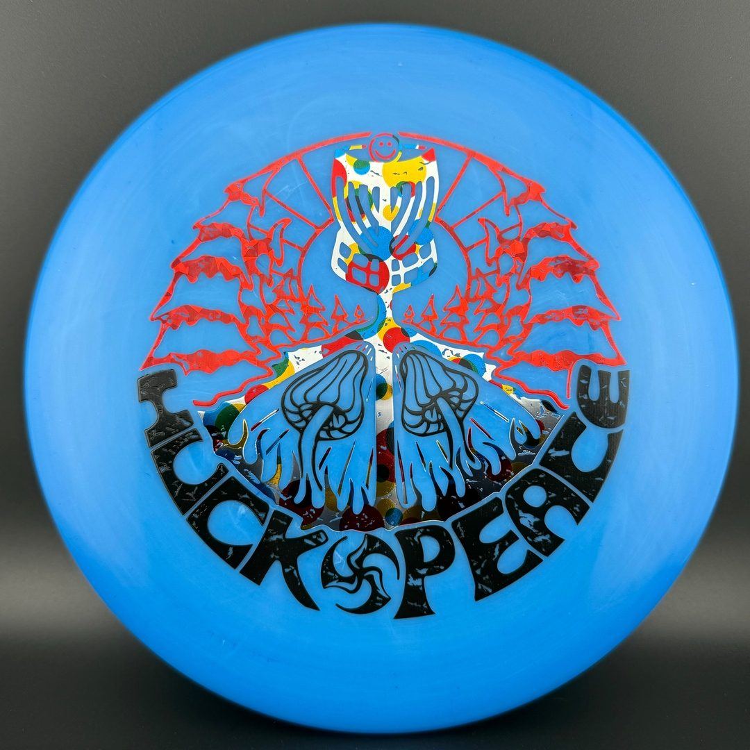 Soft Neo Spore - Huk Lab Peace Triple Foil Stamp Discmania