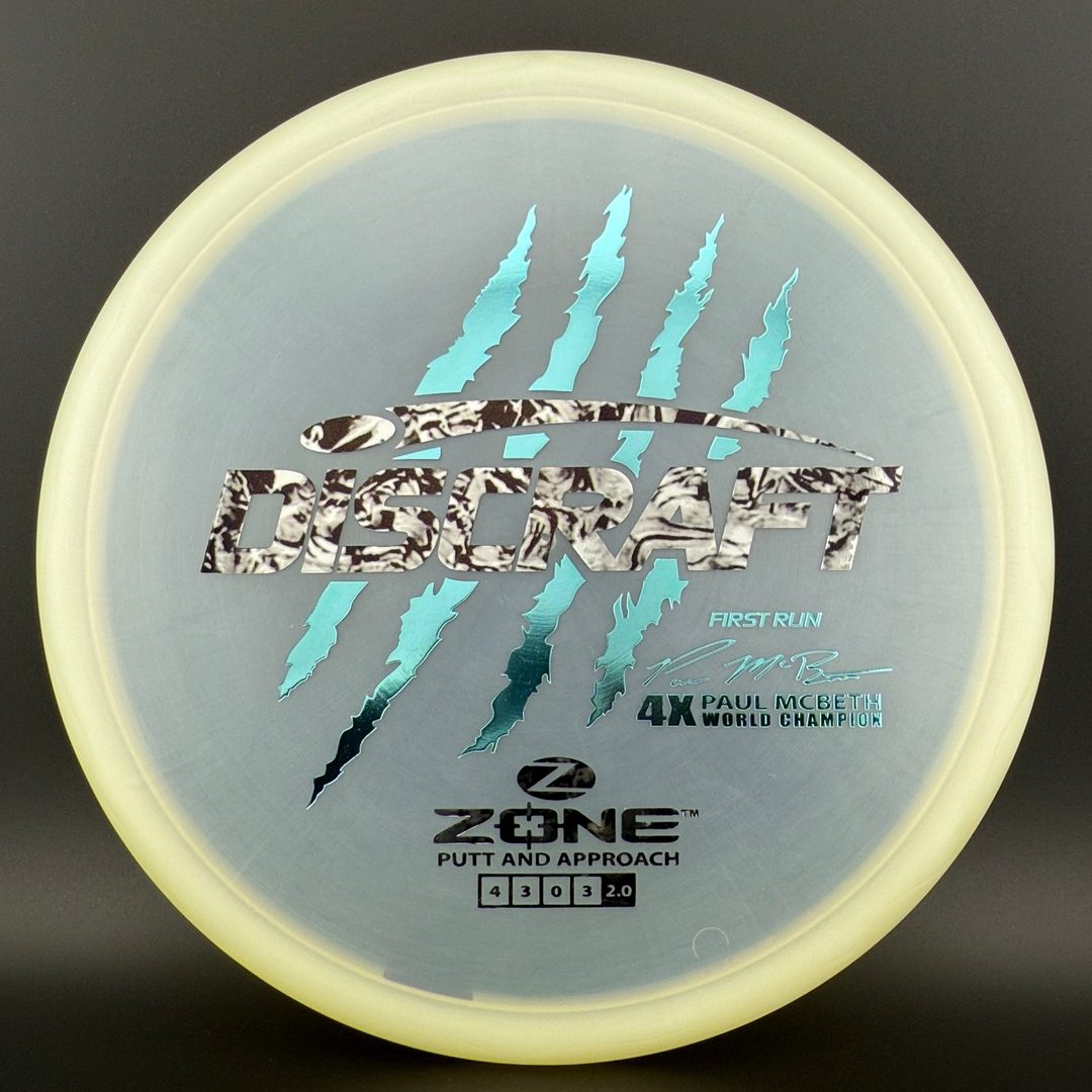 Z Zone First Run - Paul McBeth 4X Claws - Pearl Discraft