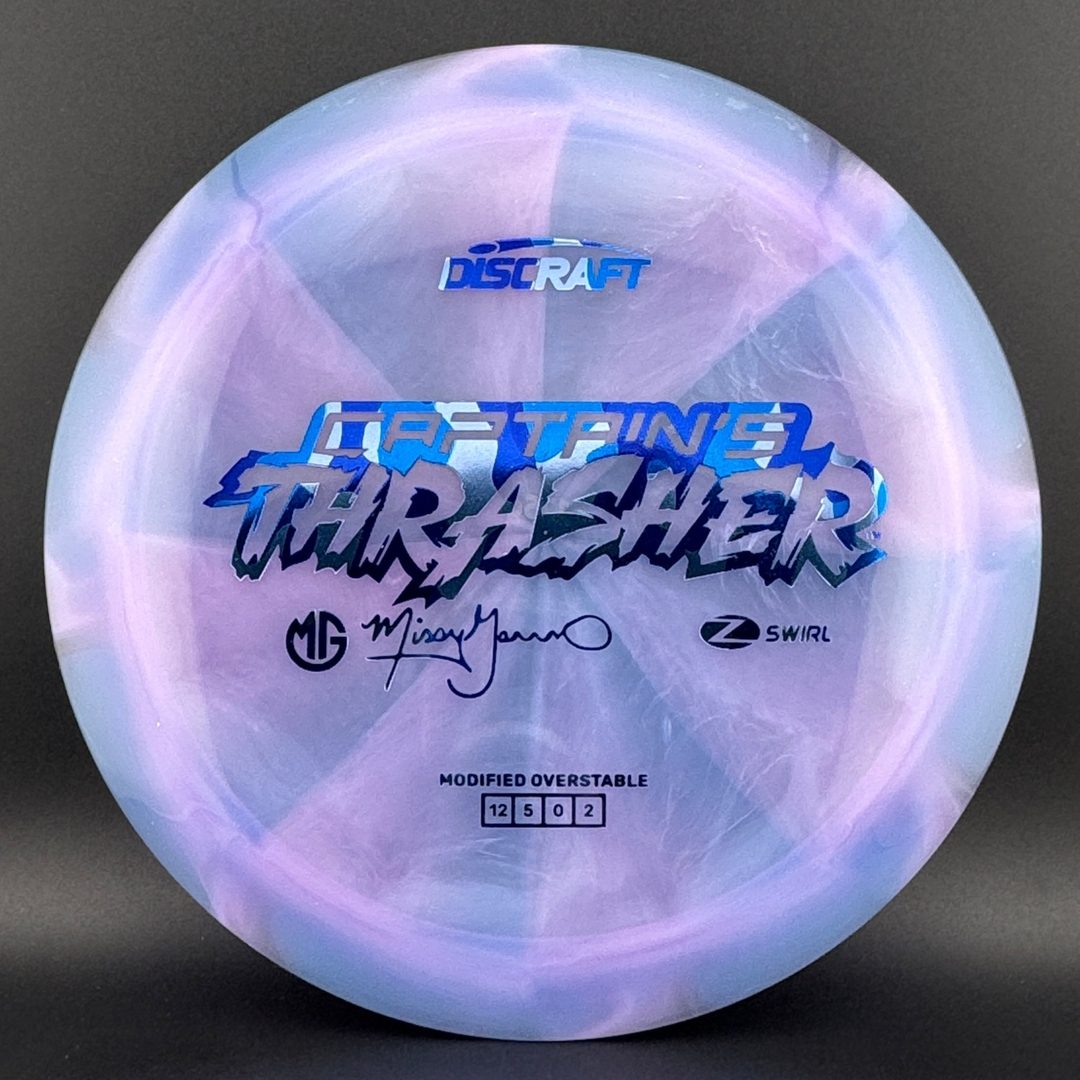 Swirly Z Captain's Thrasher - Missy Gannon 2026 Discraft