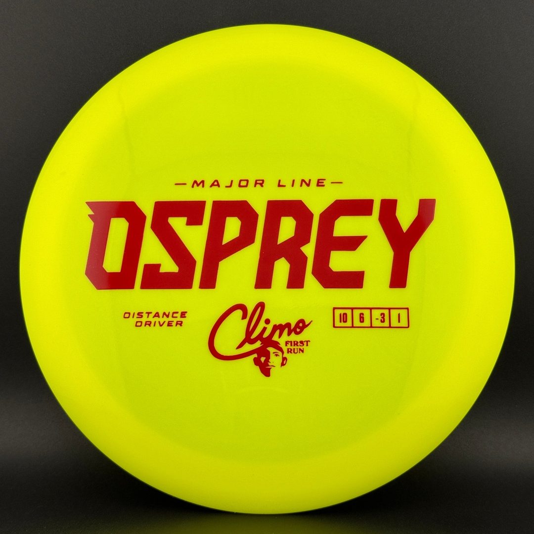 Major Line Osprey - First Run Climo Disc Golf