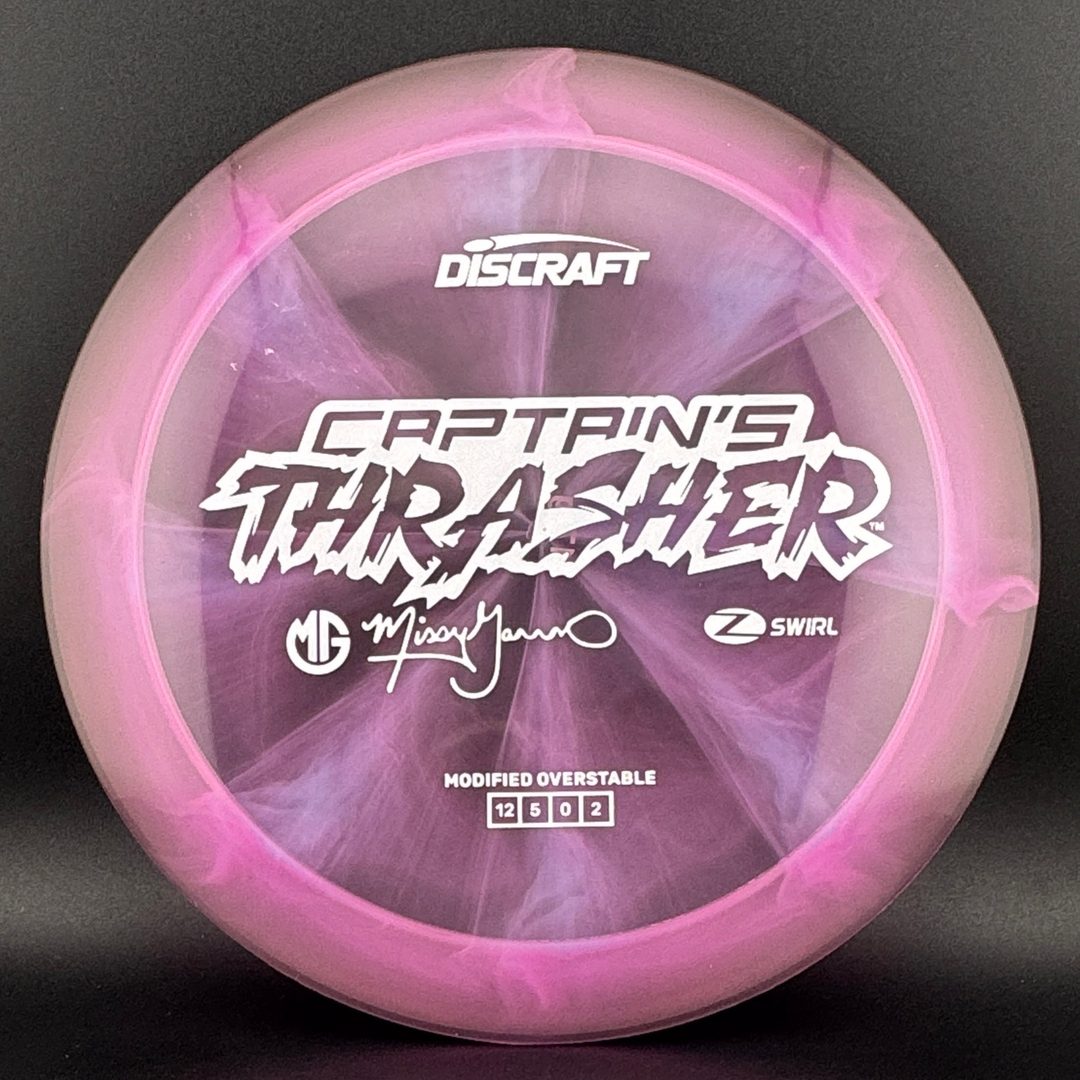 Swirly Z Captain's Thrasher - Missy Gannon 2026 Discraft