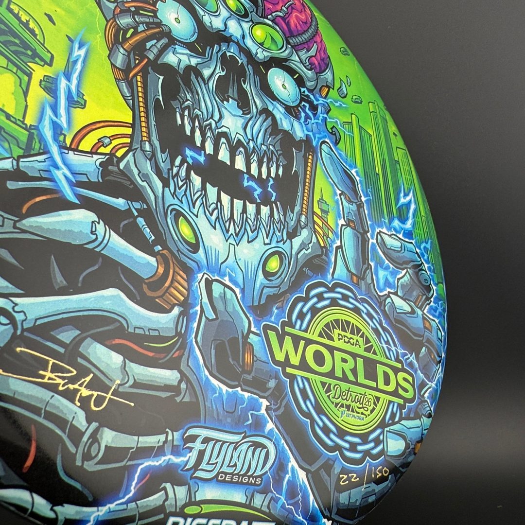 ESP SuperColor Full Foil Buzzz - Worlds '26 Brian Allen Signed 1/150 Discraft