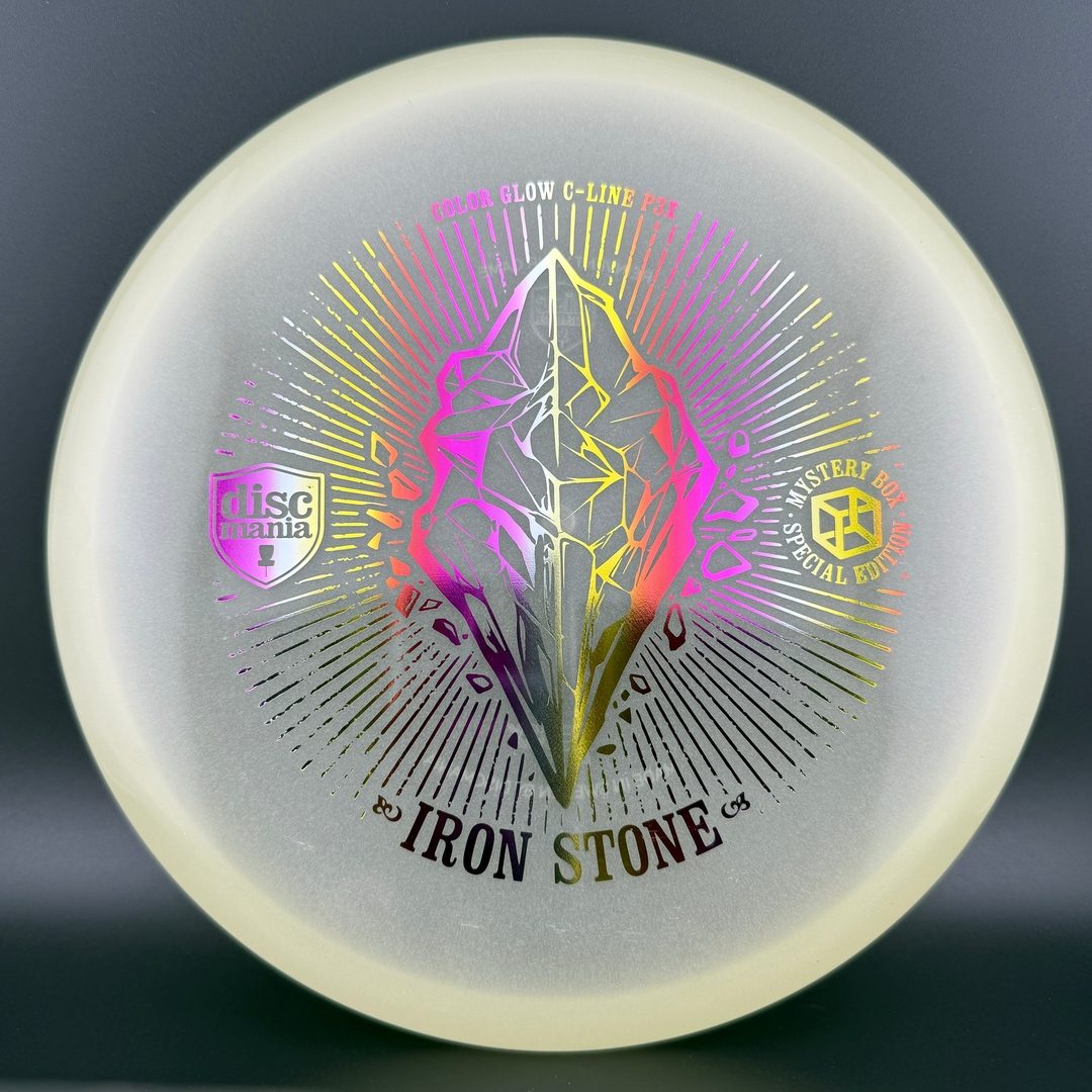 Color Glow C-Line P3X - First Run "Iron Stone" MB 23 Discmania