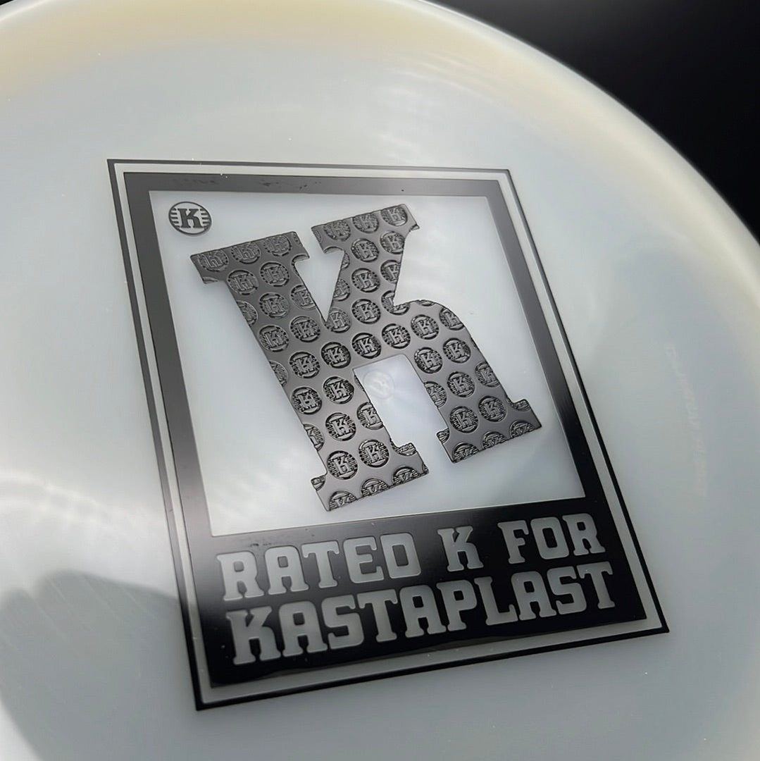 K1 Glow Berg - "Rated K For Kastaplast" - Limited Edition Stamp Kastaplast