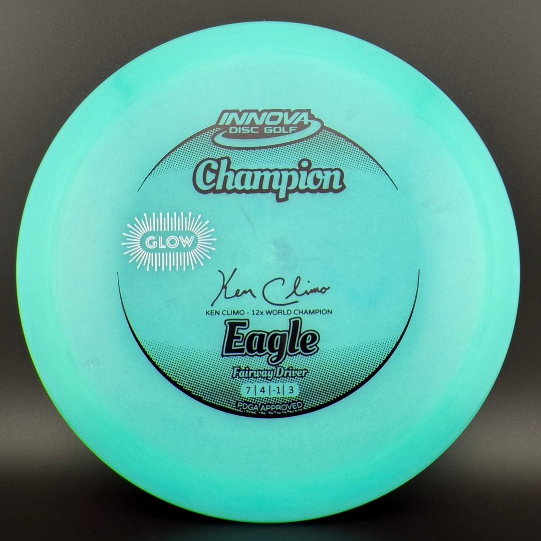 Classic Color Glow Champion Eagle - Ken Climo 12x Innova