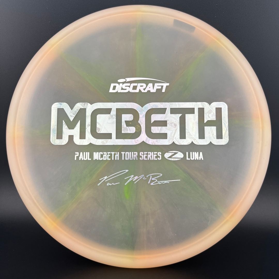 Z Luna - 2020 Paul McBeth Tour Series Money Holo - Used Discraft