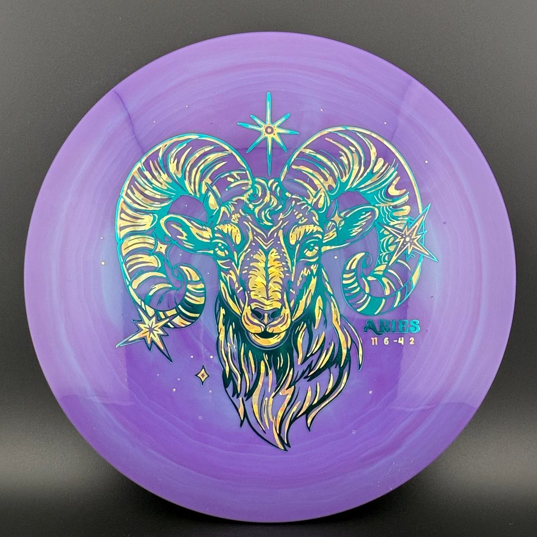 Swirly Sirius Aries (1.1) - Cosmic Ram by Tony Diaz