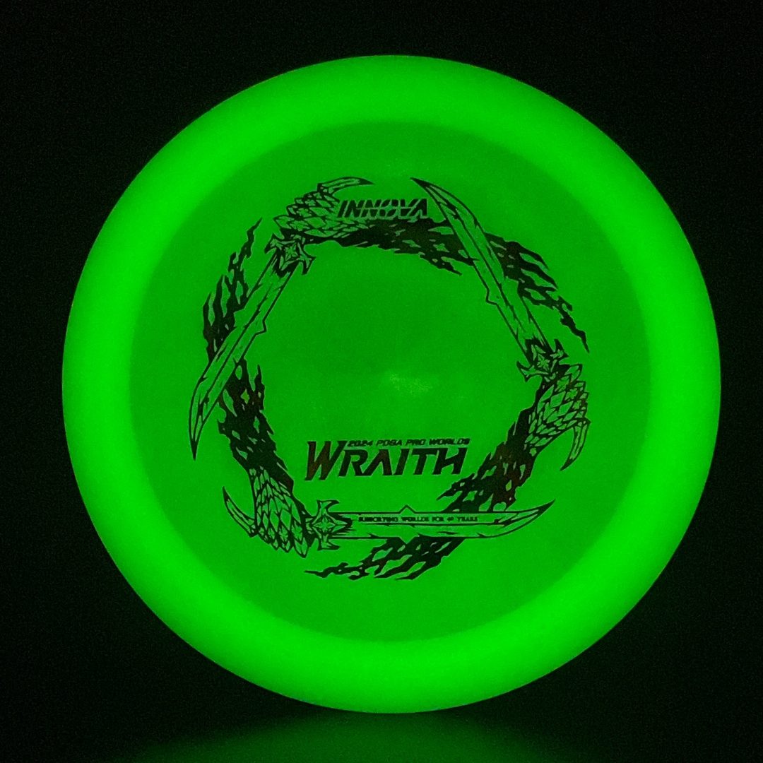 Color Glow Champion Wraith - 2024 PDGA Pro Worlds Innova