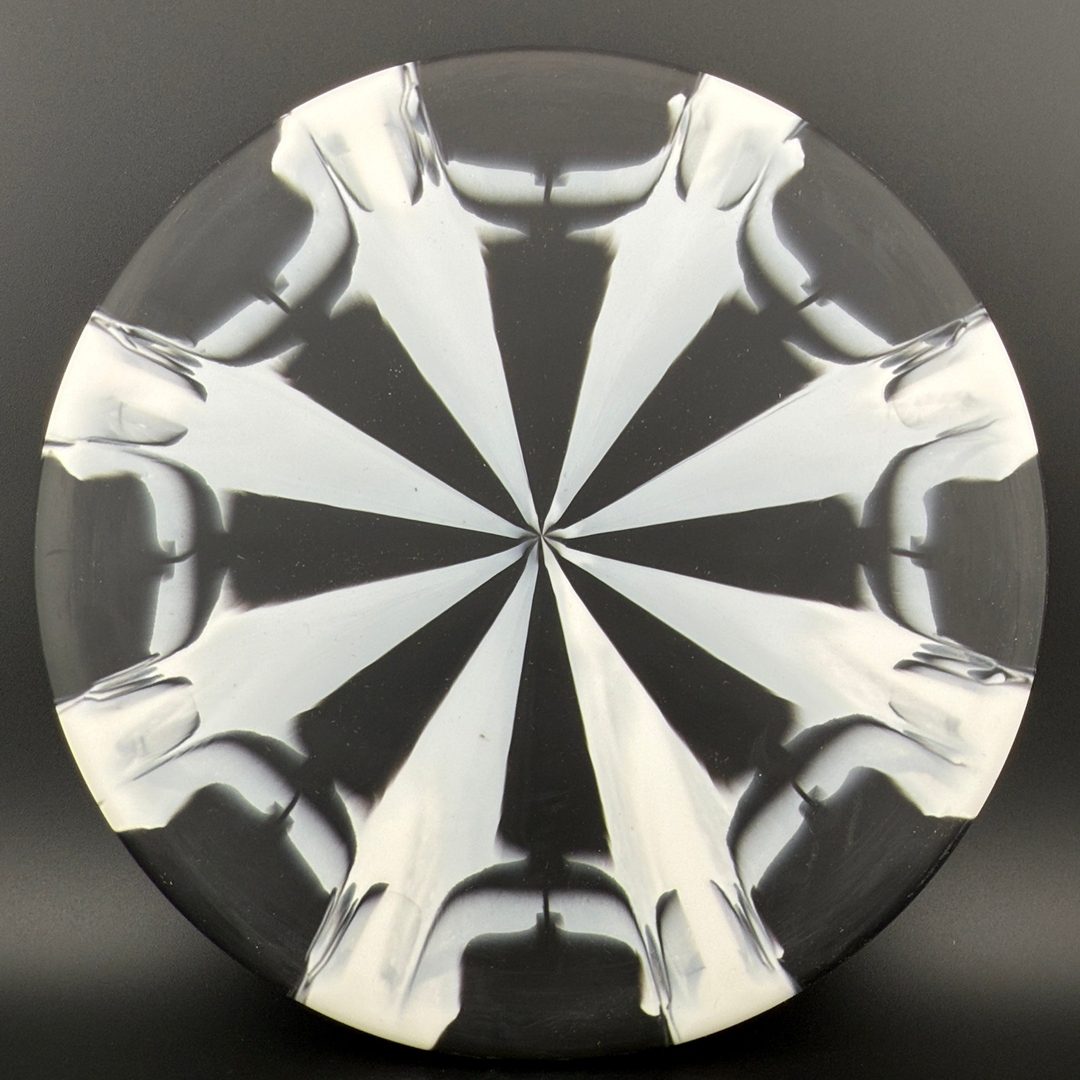 Marbled Graphite Trench Meridian Discs