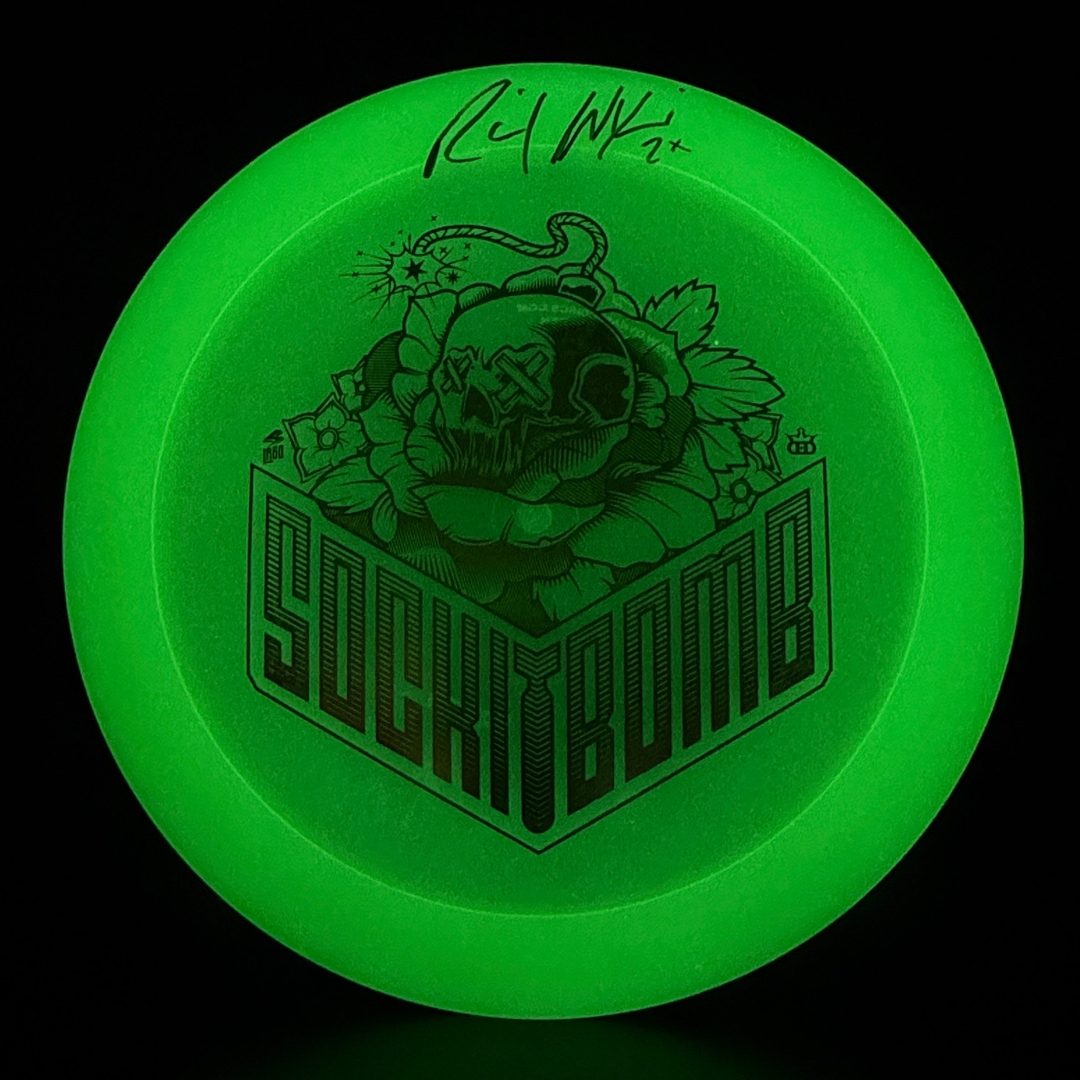 Lucid Moonshine Raider - LE Sockibomb Ricky Wysocki Autographed Dynamic Discs