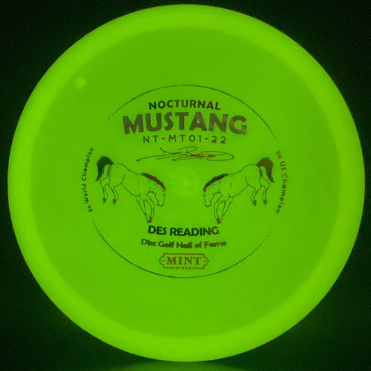 Nocturnal Mustang - First Run Glow - 2022 Des Reading Hall of Fame MINT Discs