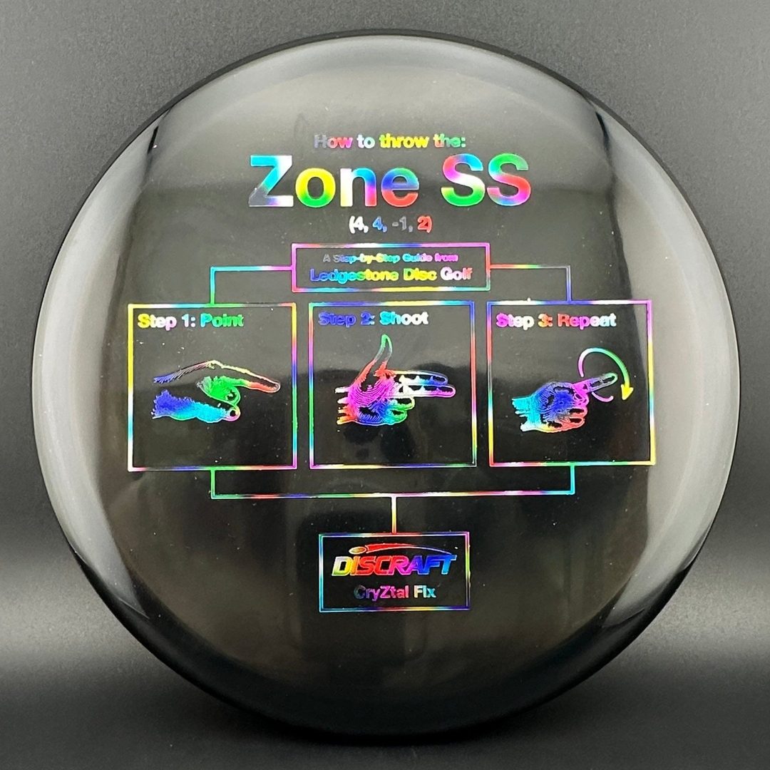 Cryztal Flx Zone SS - Step-By-Step - Ledgestone 2025 Discraft