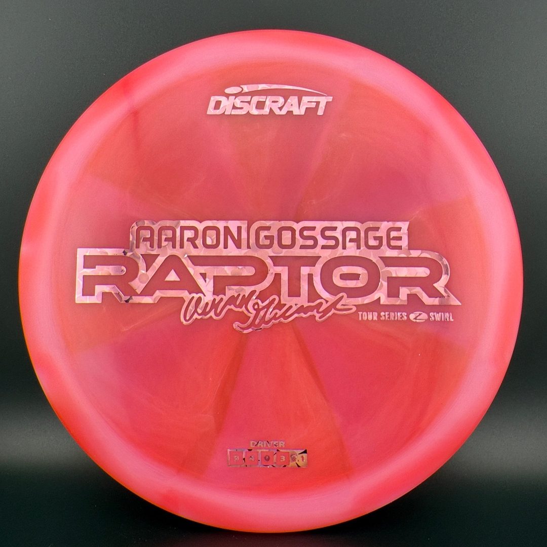 Z Swirl Raptor - Aaron Gossage 2025 Tour Series Discraft