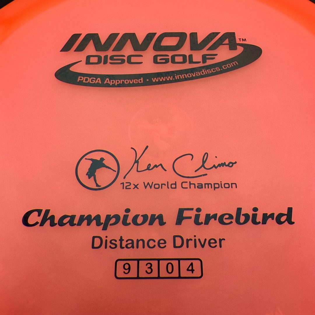 Champion Firebird Penned - FAF Ken Climo 12x *Gibson Stash* Innova