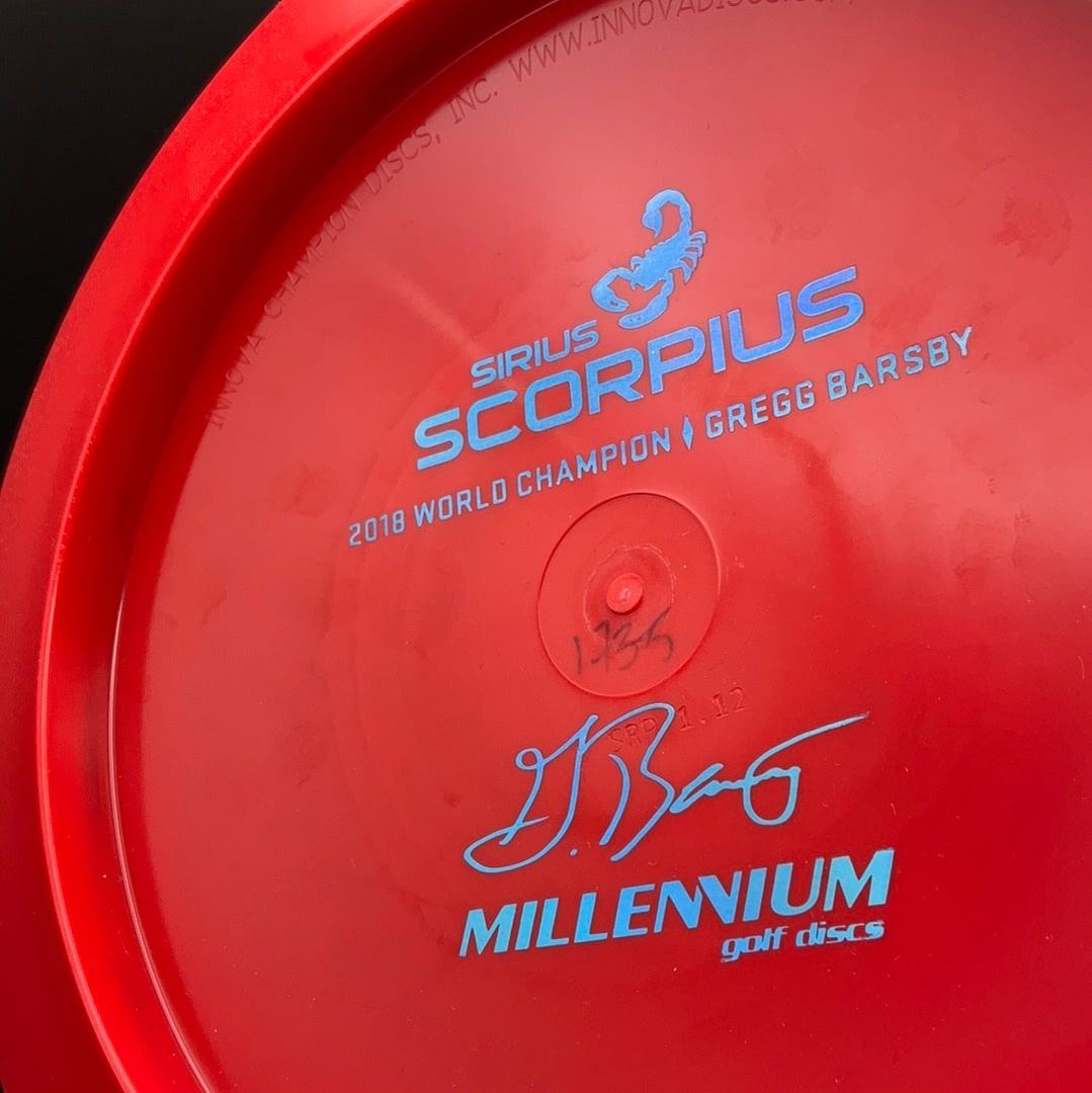 Sirius Scorpius - 2018 World Champion Gregg Barsby Signature Series - Understamped Millennium