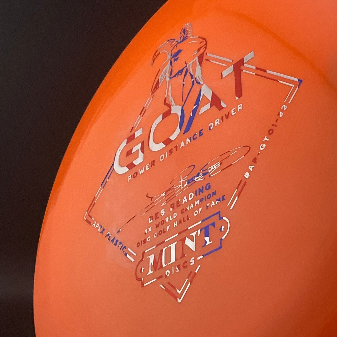 Apex Goat - 2022 First Run - Des Reading Signature Edition MINT Discs